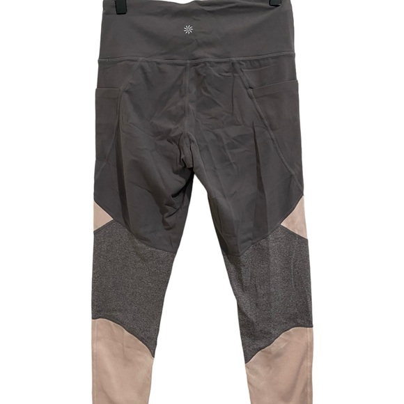 Athleta Women's Size Small Leggings Gray & Pink - Picture 2 of 5